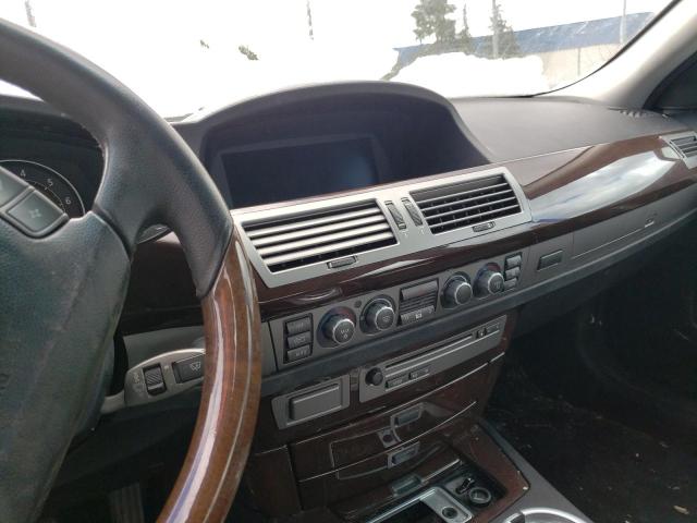 Photo 9 from auction – 2007 BMW 750 with VIN WBAHN83567DT72050