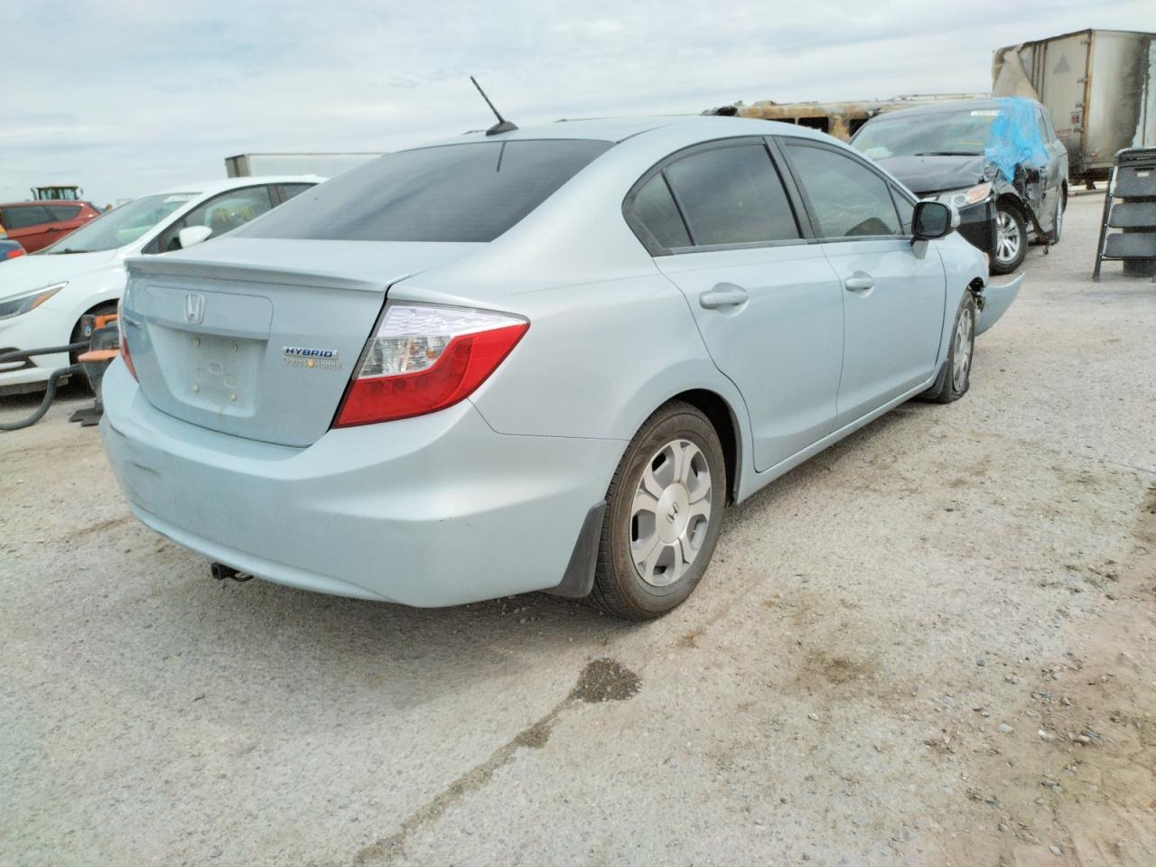 Photo 4 from auction – 2012 HONDA CIVIC HYBR with VIN JHMFB4F28CS003062