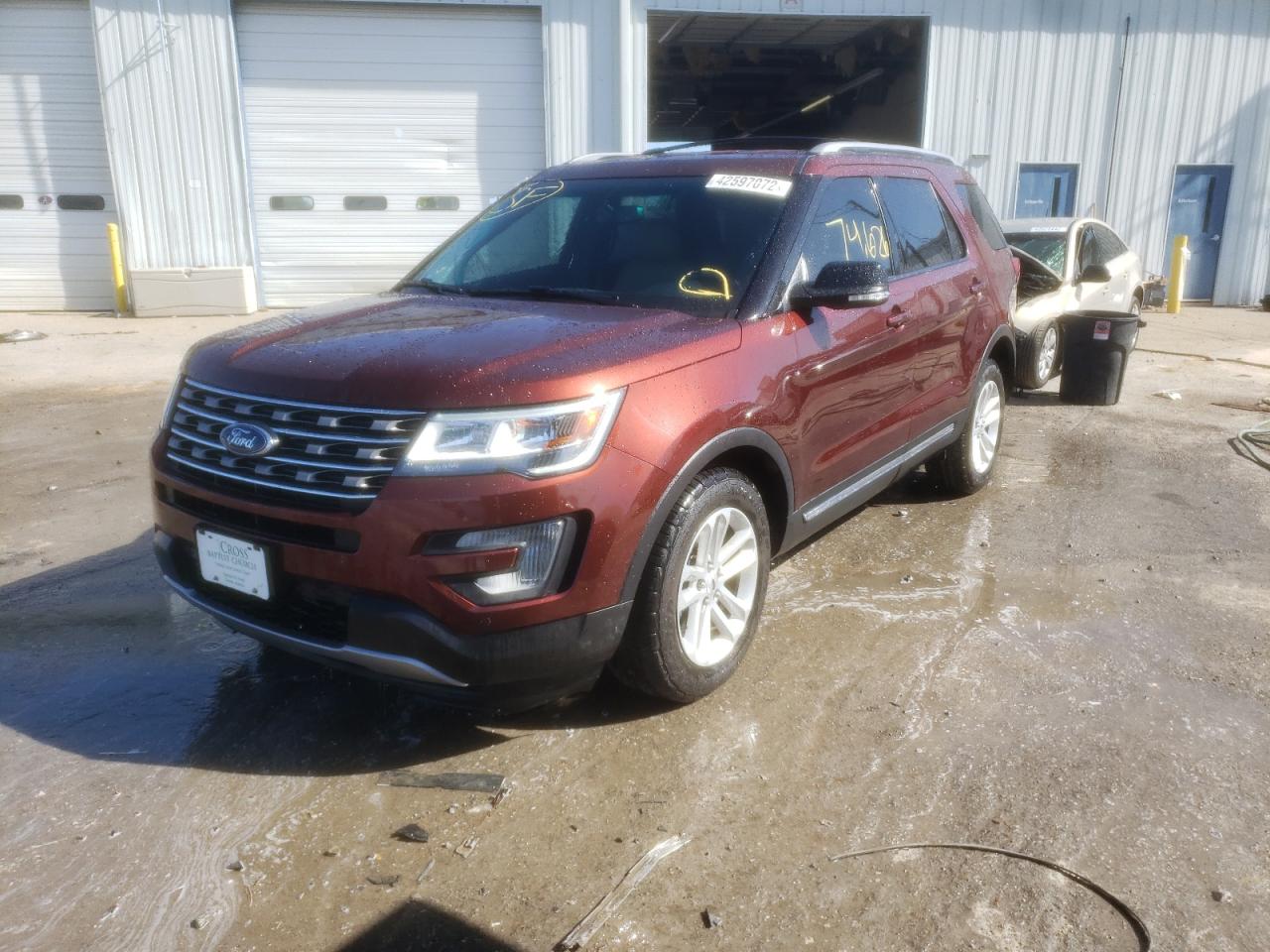 Photo 2 from auction – 2016 FORD EXPLORER X with VIN 1FM5K7D83GGC54808