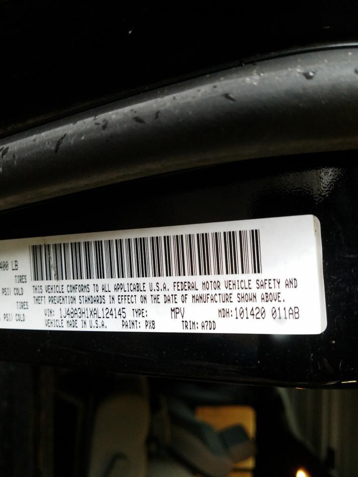 Photo 10 from auction – 2010 JEEP WRANGLER U with VIN 1J4BA3H1XAL124145