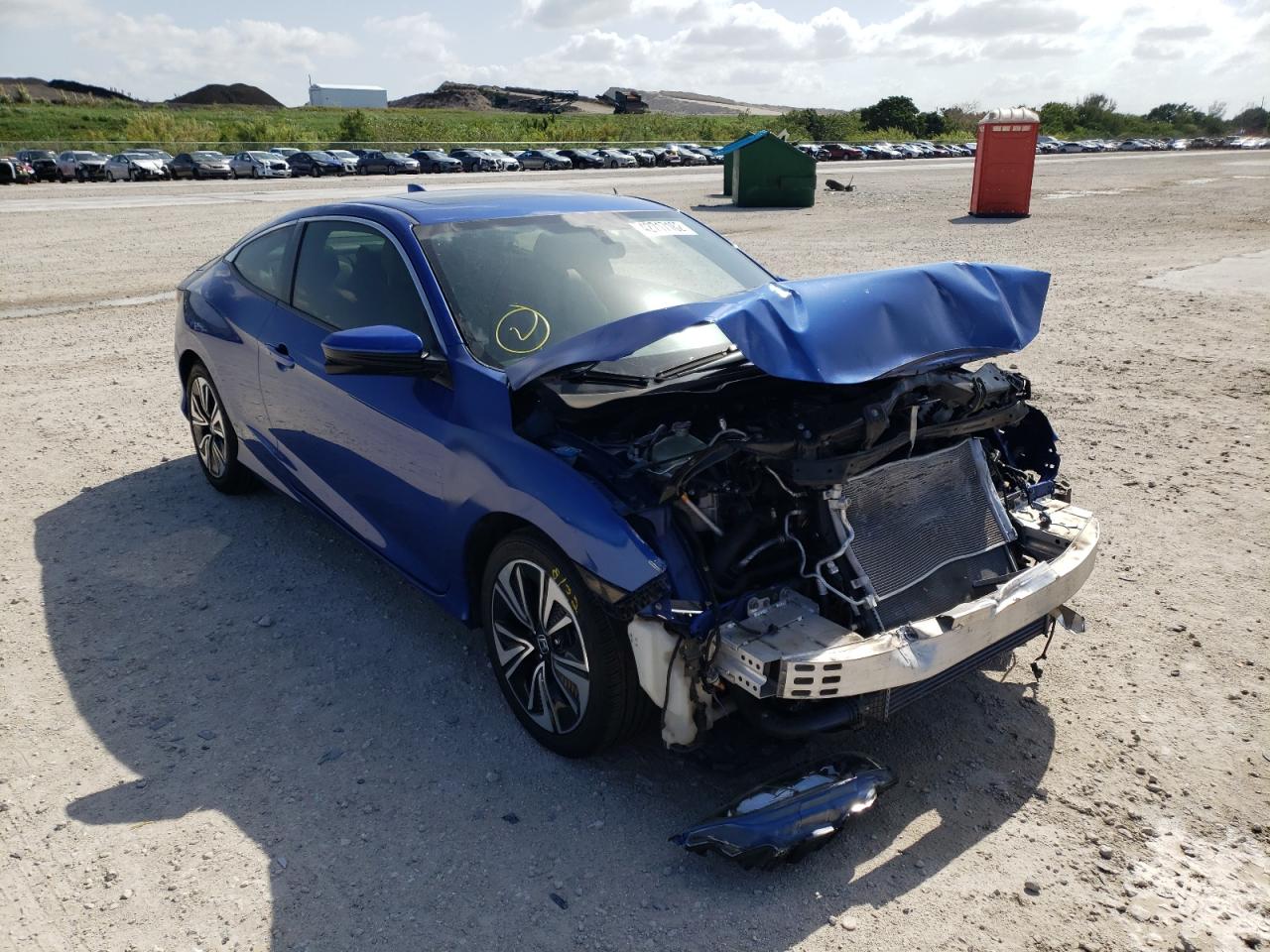 Photo 1 from auction – 2018 HONDA CIVIC EX with VIN 2HGFC3B36JH355957