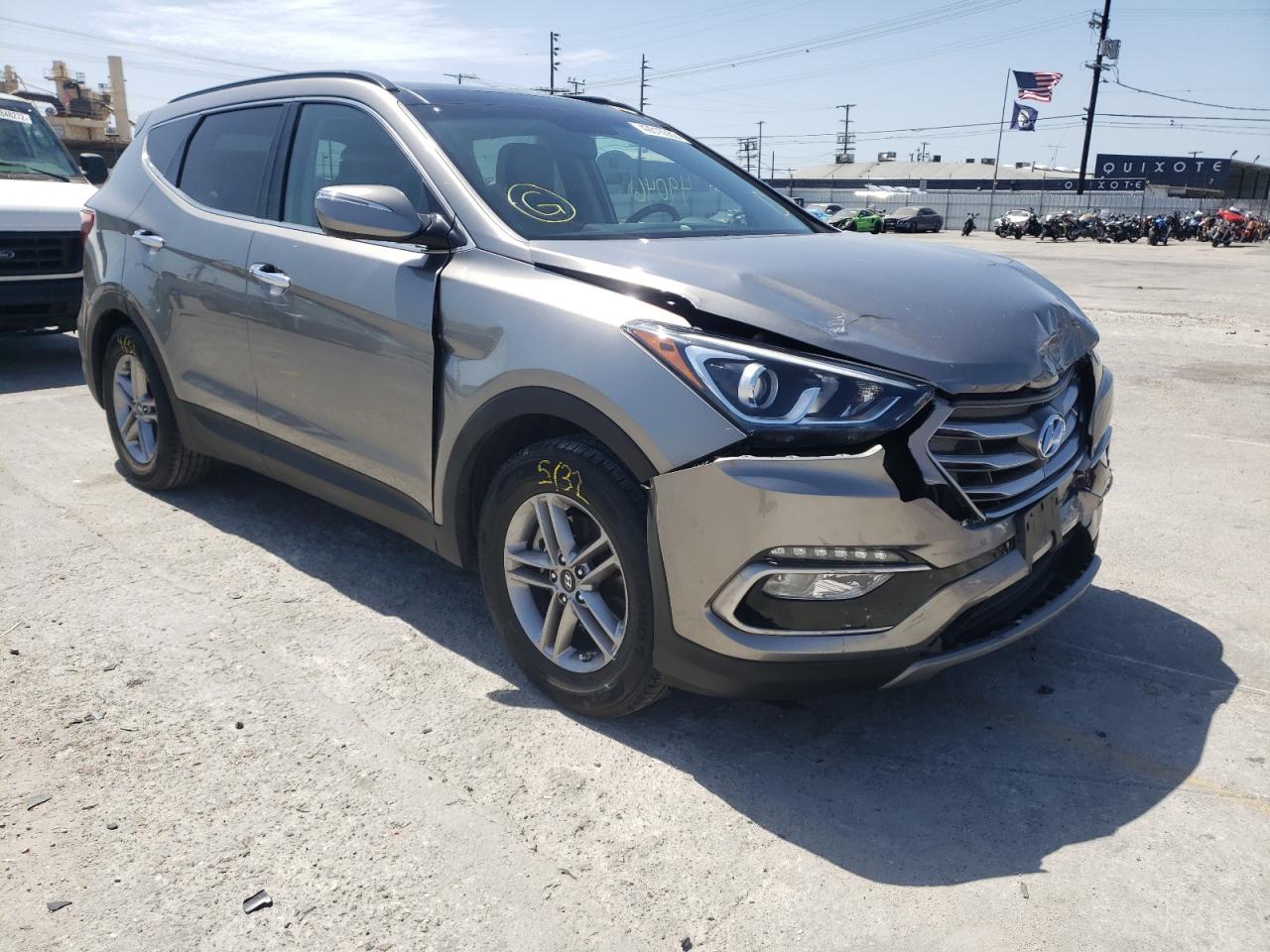 HYUNDAI SANTA FE S 2017 with VIN 5NMZU3LBXHH032427 - Photo from auction