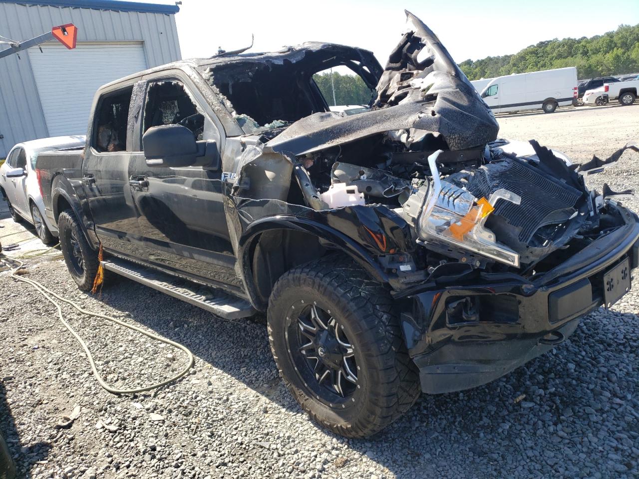 FORD F150 SUPER 2018 with VIN 1FTEW1E59JFD89766 - Photo from auction
