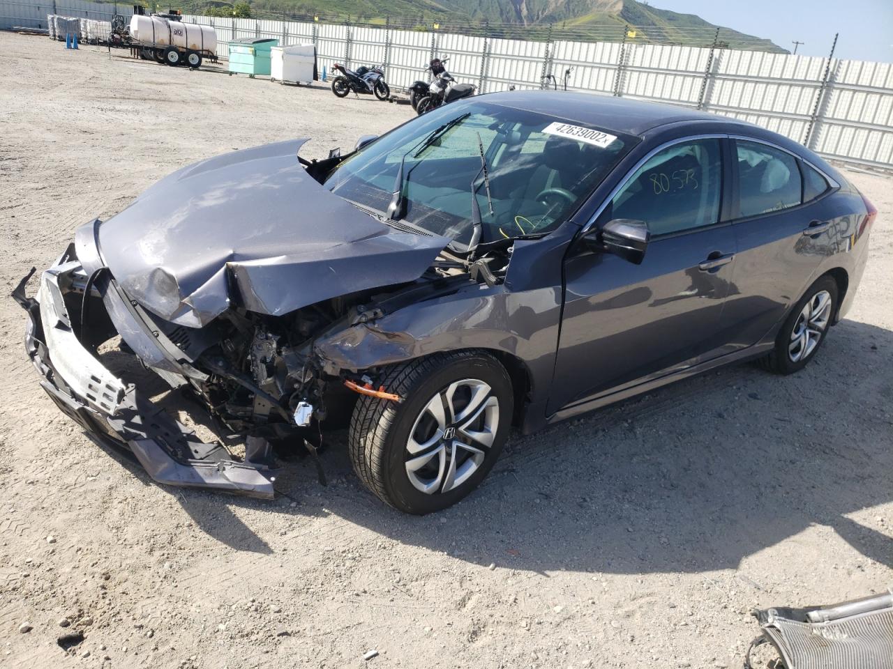 Photo 2 from auction – 2016 HONDA CIVIC LX with VIN 19XFC2F50GE224354