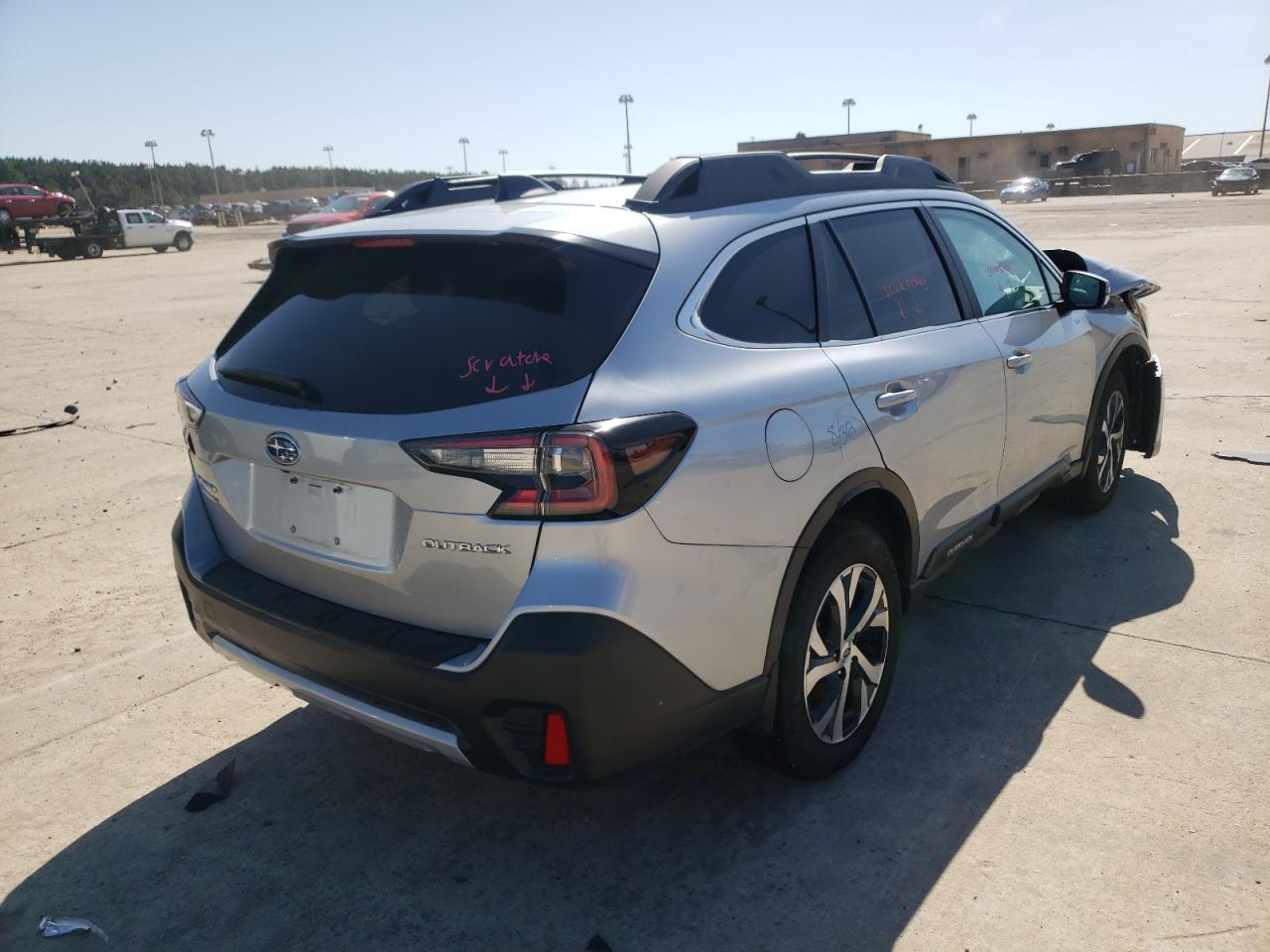 Photo 4 from auction – 2022 SUBARU OUTBACK LI with VIN 4S4BTANC7N3134112