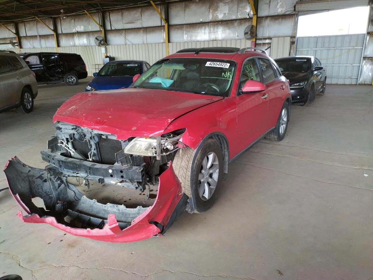 Photo 2 from auction – 2004 INFINITI FX35 with VIN JNRAS08U54X105474