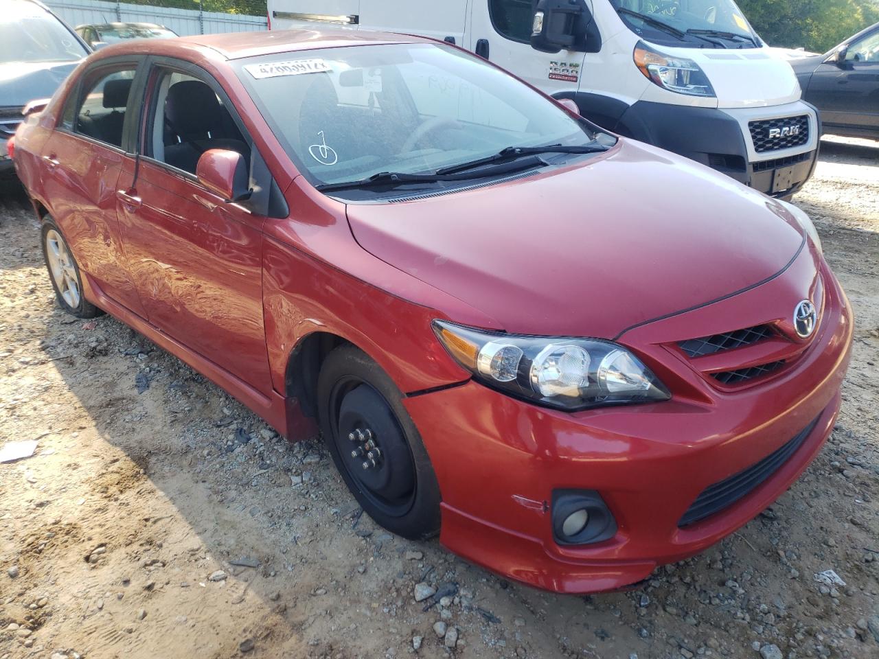 TOYOTA COROLLA BA 2011 with VIN 2T1BU4EEXBC644199 - Photo from auction