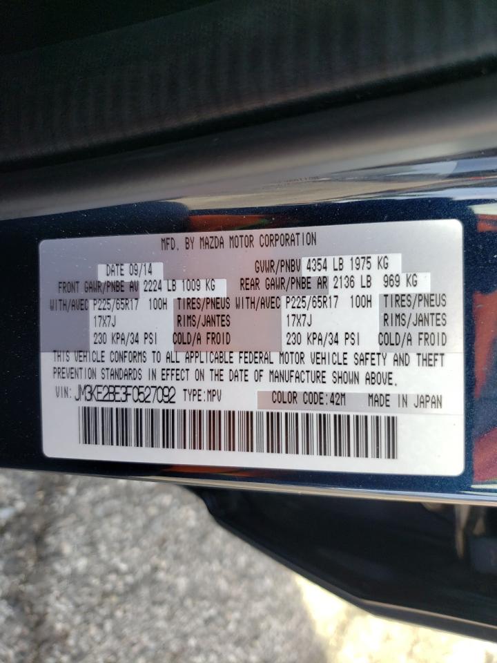 Photo 10 from auction – 2015 MAZDA CX-5 SPORT with VIN JM3KE2BE3F0527092