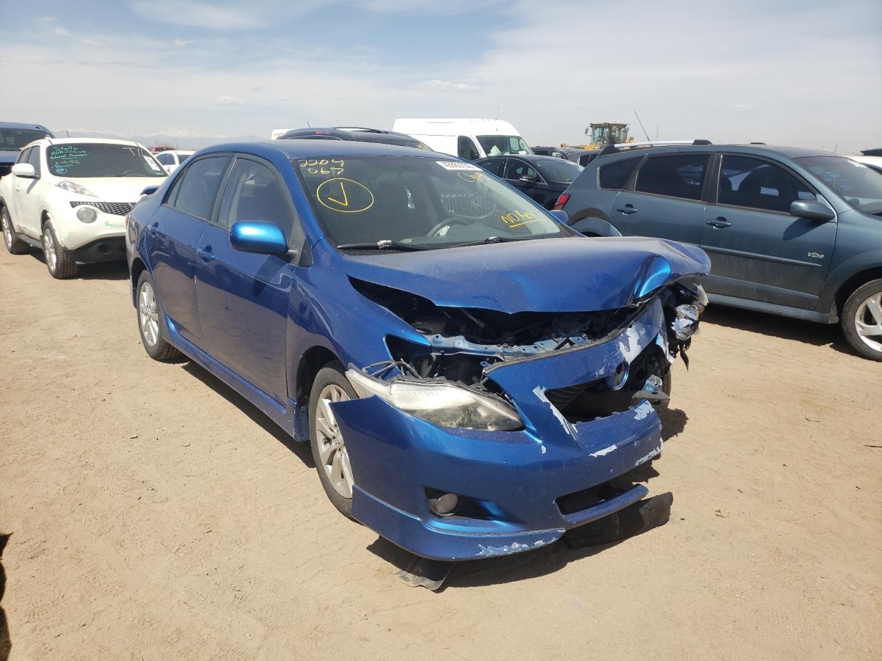 TOYOTA COROLLA BA 2010 with VIN 1NXBU4EE9AZ276496 - Photo from auction