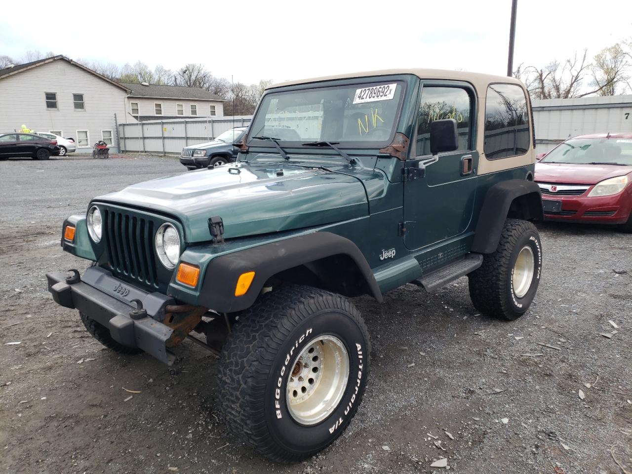 Photo 9 from auction – 2000 JEEP WRANGLER / with VIN 1J4FA59S0YP736975