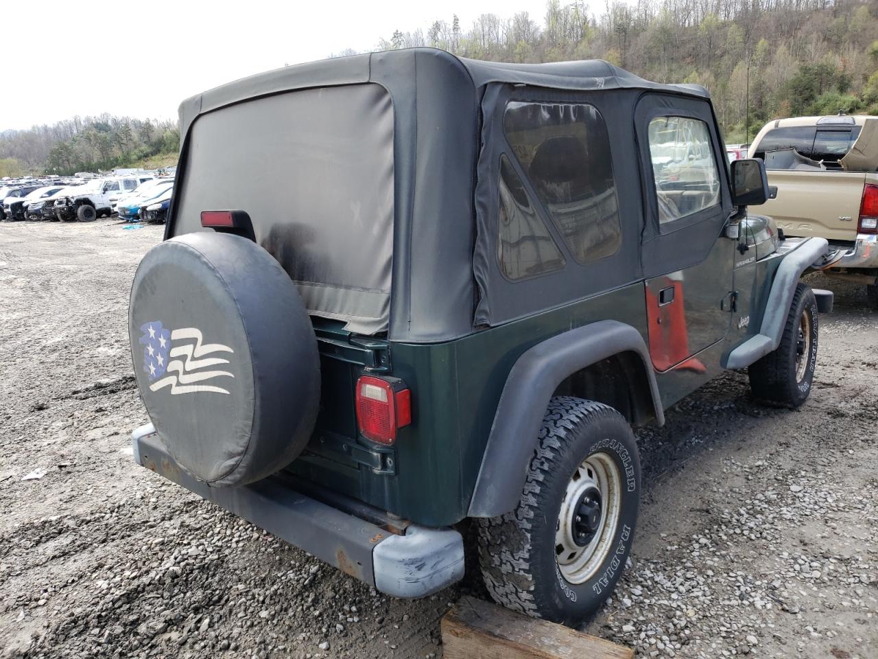 Photo 4 from auction – 2000 JEEP WRANGLER / with VIN 1J4FA29P9YP796733