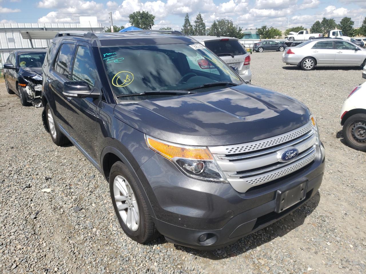FORD EXPLORER X 2015 with VIN 1FM5K7D85FGC06158 - Photo from auction