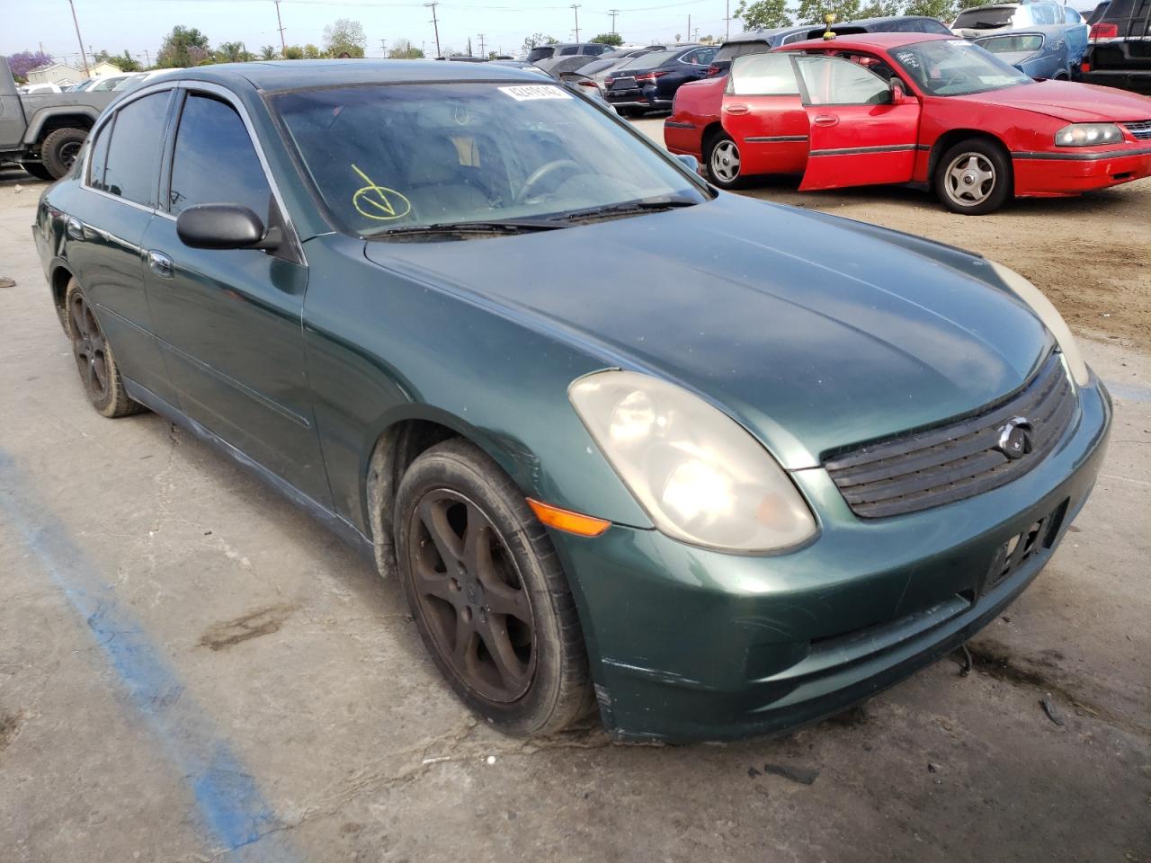 INFINITI G35 2003 with VIN JNKCV51E93M004307 - Photo from auction