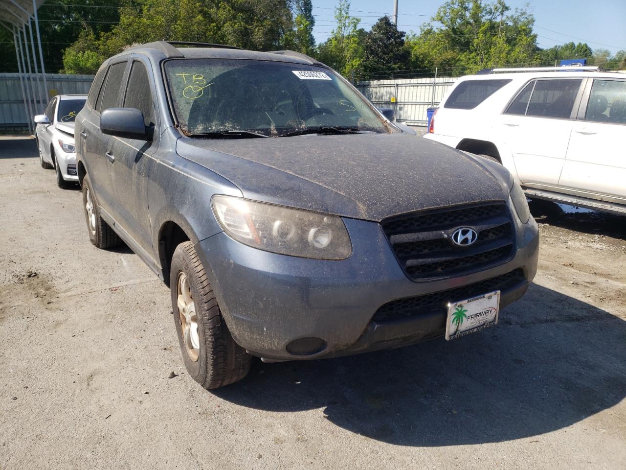 HYUNDAI SANTA FE G 2008 with VIN 5NMSG13D88H215520 - Photo from auction