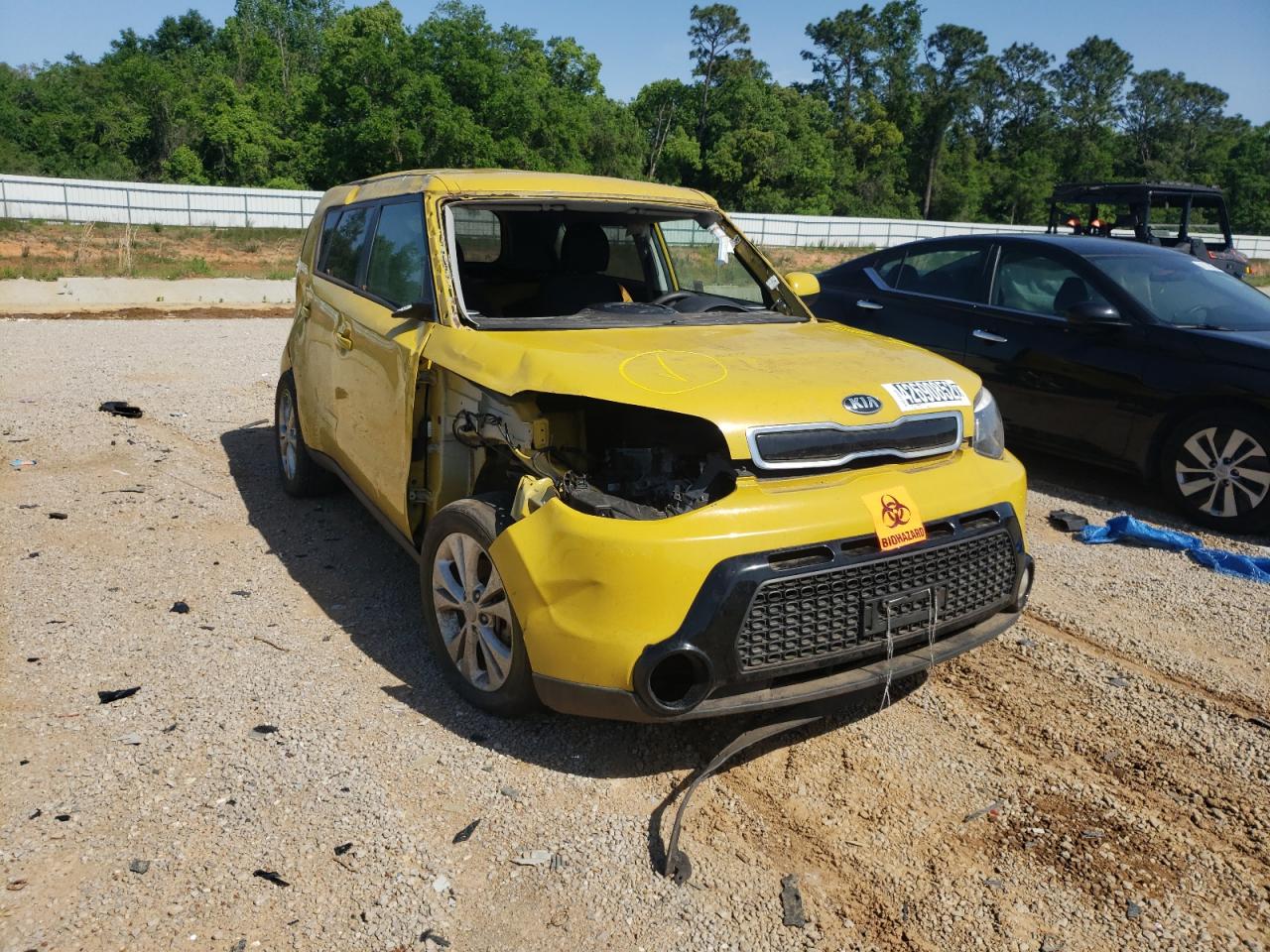KIA SOUL + 2016 with VIN KNDJP3A58G7242127 - Photo from auction