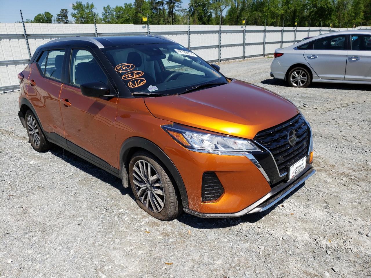 NISSAN KICKS SV 2021 with VIN 3N1CP5CVXML515869 - Photo from auction