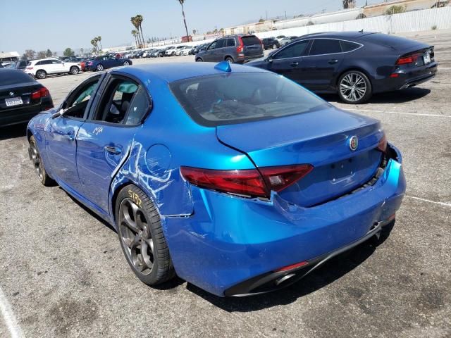 Photo 3 from auction – 2018 ALFA ROMEO GIULIA TI with VIN ZARFAECN7J7576484