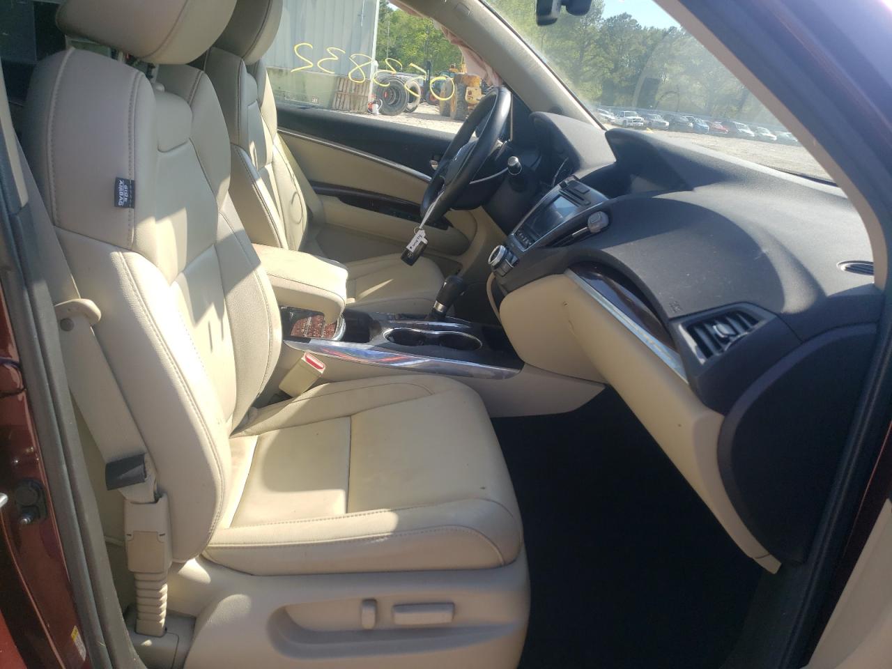 Photo 5 from auction – 2014 ACURA MDX TECHNO with VIN 5FRYD4H47EB030111