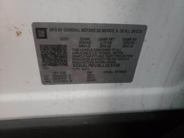 Photo 10 from auction – 2020 GMC TERRAIN SL with VIN 3GKALPEV8LL213718