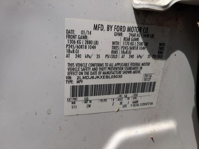 Photo 10 from auction – 2014 LINCOLN MKX with VIN 2LMDJ6JKXEBL05030