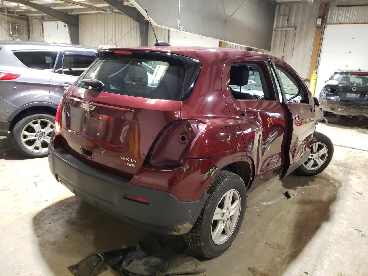 Фото 4 с аукциона – 2016 CHEVROLET TRAX LS с VIN 3GNCJNSB9GL132409