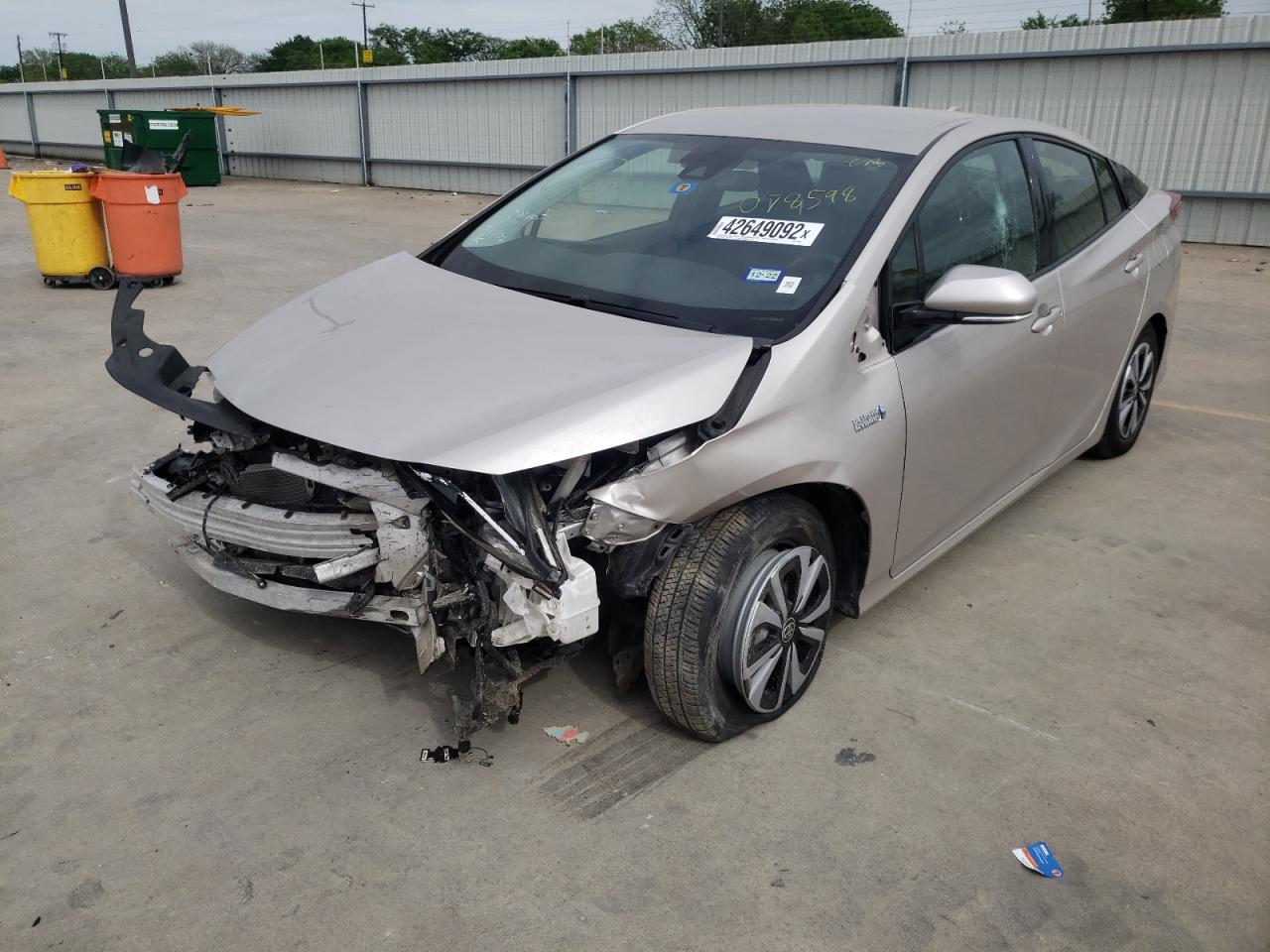 Photo 2 from auction – 2018 TOYOTA PRIUS PRIM with VIN JTDKARFP2J3078598