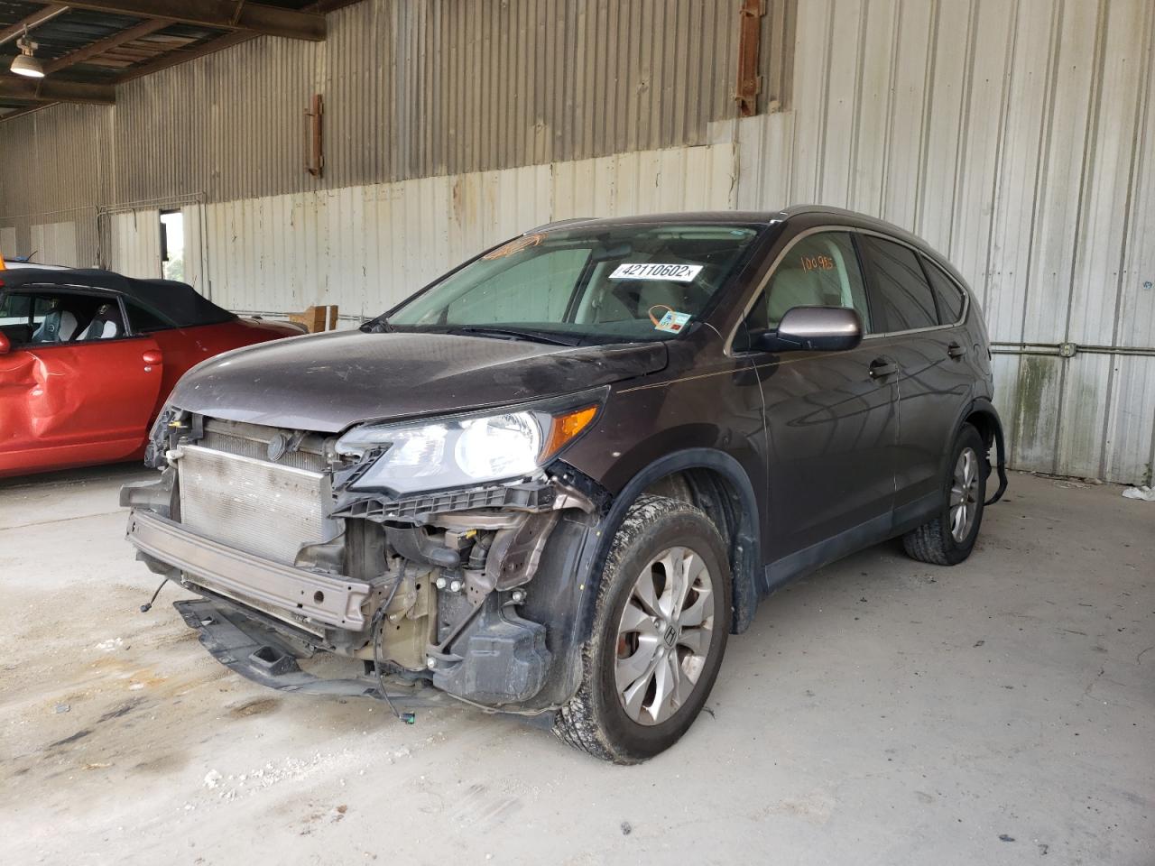 Photo 2 from auction – 2014 HONDA CR-V EXL with VIN 2HKRM3H71EH545245