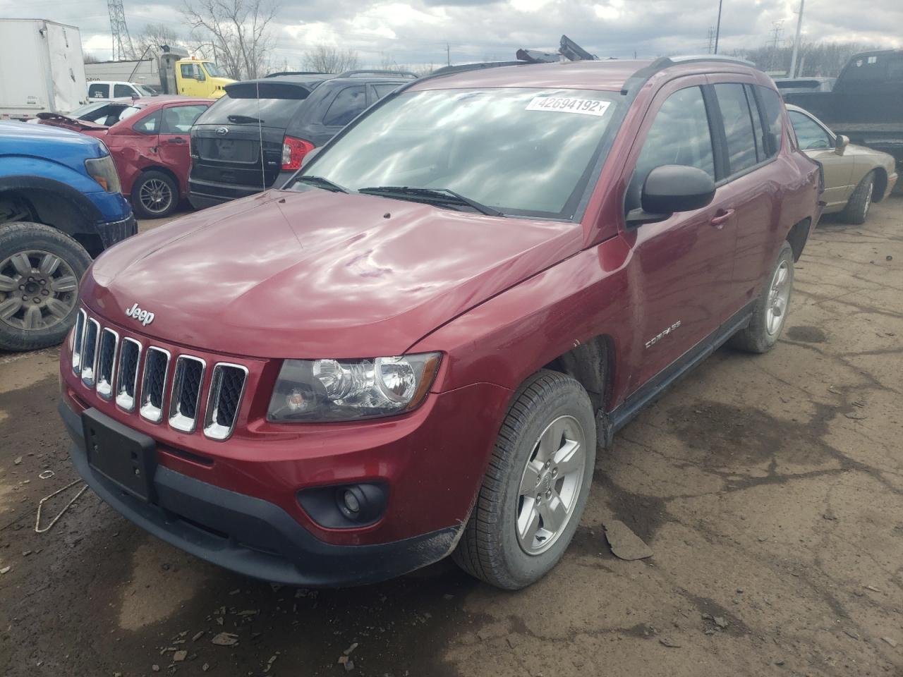 Photo 2 from auction – 2015 JEEP COMPASS SP with VIN 1C4NJCBA7FD185319