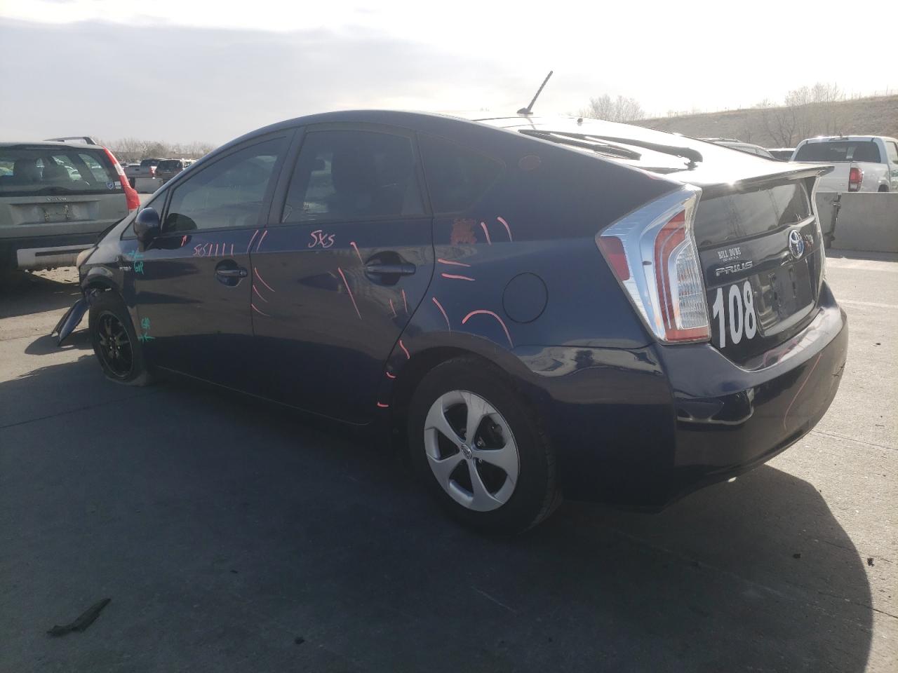 Photo 3 from auction – 2012 TOYOTA PRIUS with VIN JTDKN3DU9C1555780