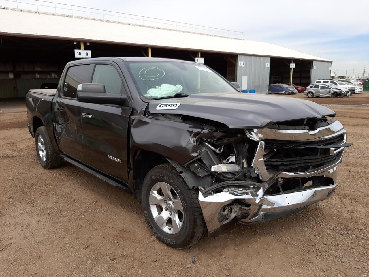 RAM 1500 BIG H 2019 with VIN 1C6RRFFG4KN753273 - Photo from auction