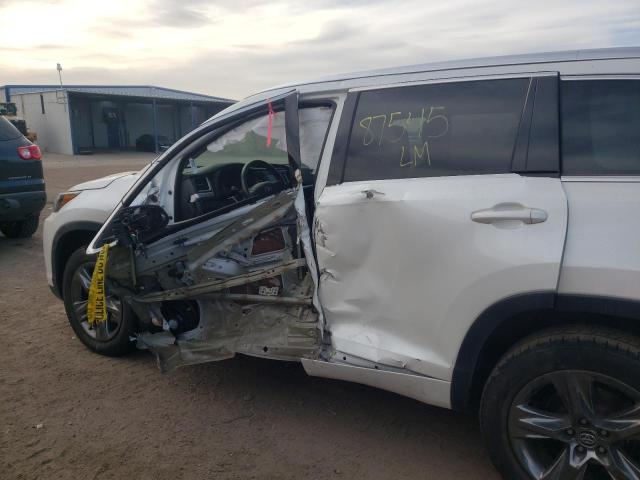 Photo 9 from auction – 2017 TOYOTA HIGHLANDER with VIN 5TDDZRFH7HS479311