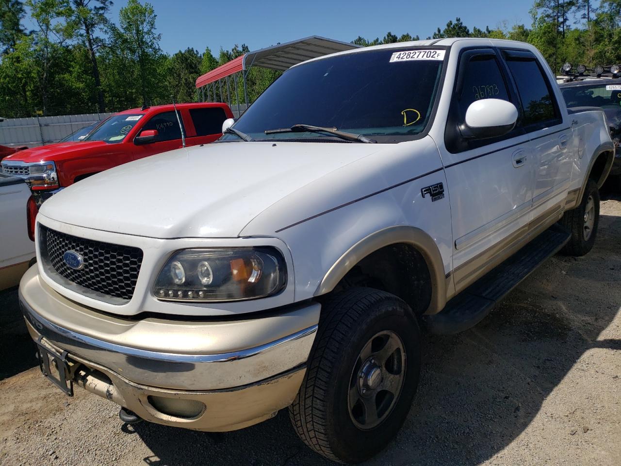 Photo 2 from auction – 2001 FORD F150 SUPER with VIN 1FTRW08L41KE22041