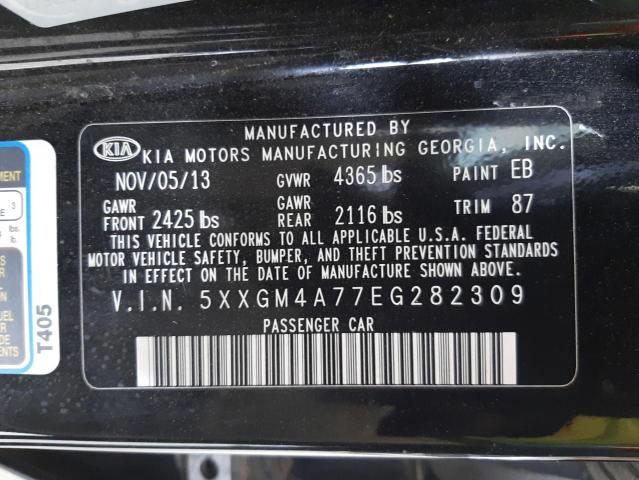 Photo 10 from auction – 2014 KIA OPTIMA LX with VIN 5XXGM4A77EG282309