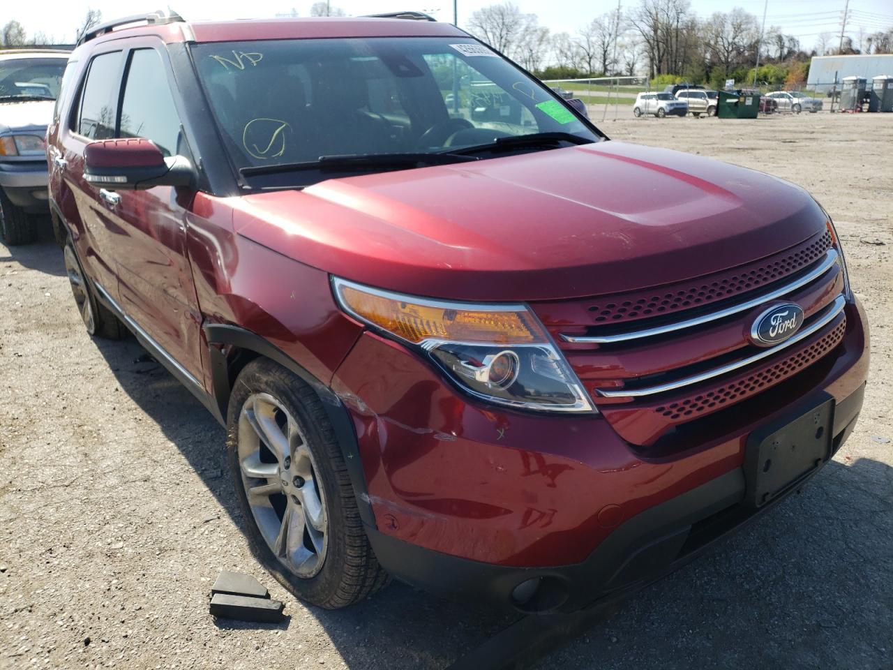 FORD EXPLORER L 2015 with VIN 1FM5K8F88FGB33712 - Photo from auction