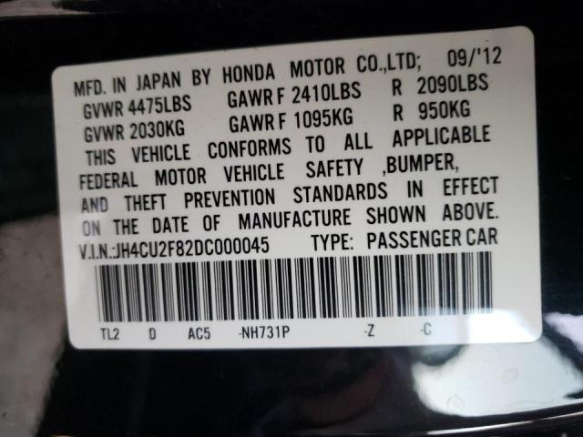 Photo 10 from auction – 2013 ACURA TSX SE with VIN JH4CU2F82DC000045