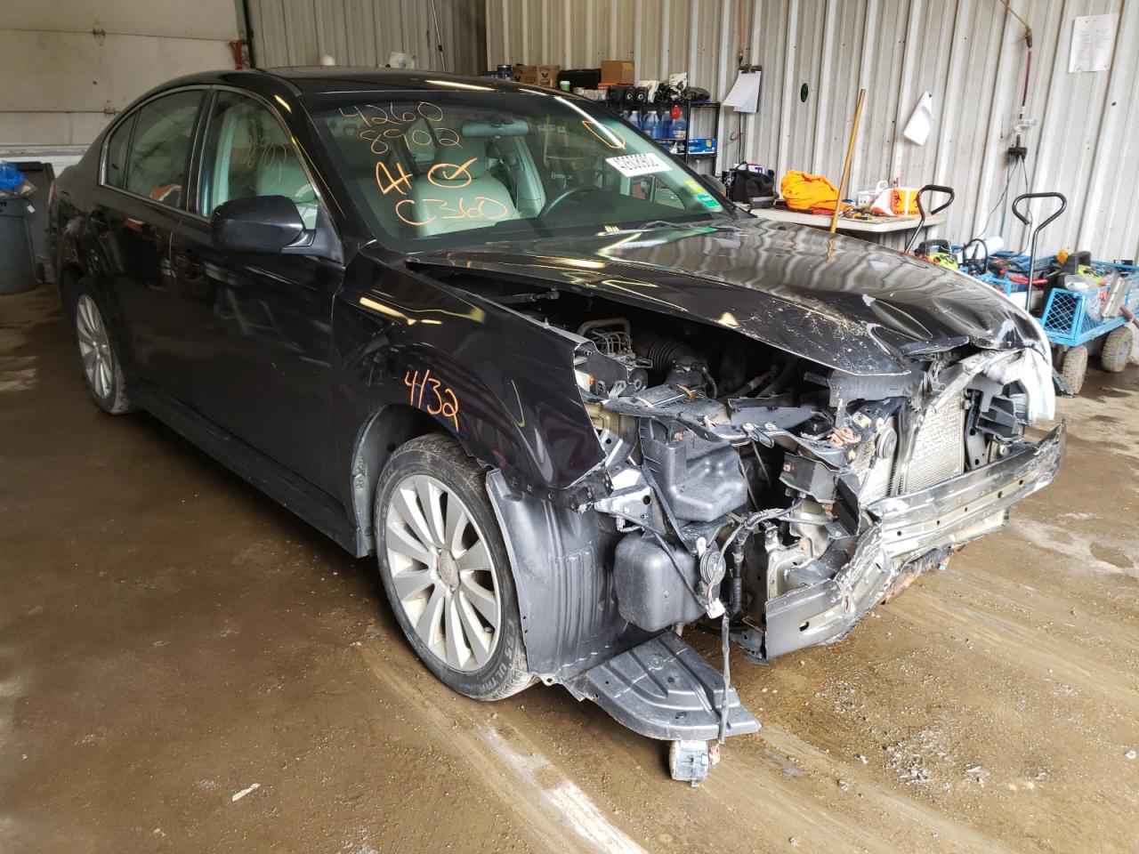 SUBARU LEGACY 2.5 2011 with VIN 4S3BMBK69B3244466 - Photo from auction