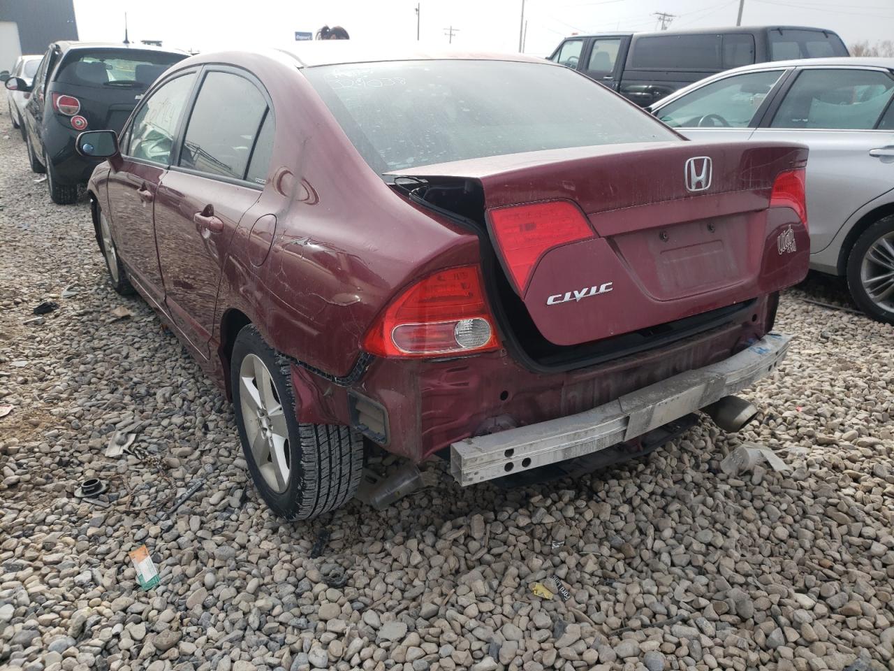 Photo 3 from auction – 2008 HONDA CIVIC EX with VIN 1HGFA15868L019997