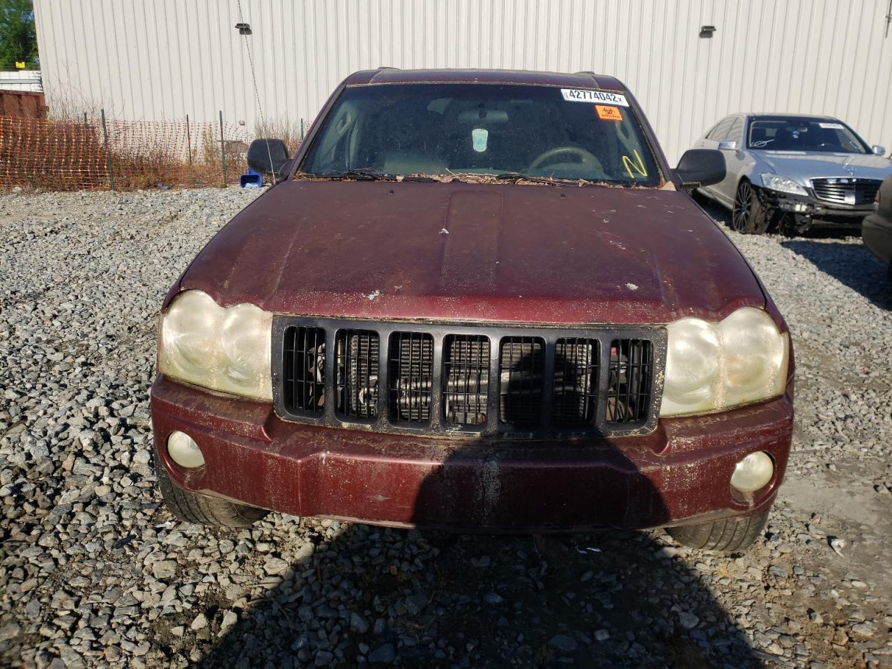 Photo 9 from auction – 2007 JEEP GRAND CHER with VIN 1J8GR48K57C615002