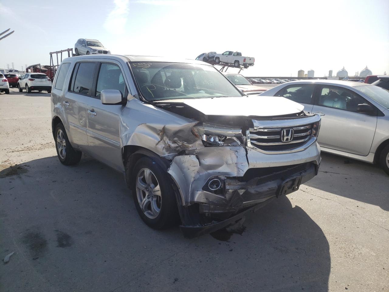 HONDA PILOT EXL 2012 with VIN 5FNYF3H53CB022700 - Photo from auction