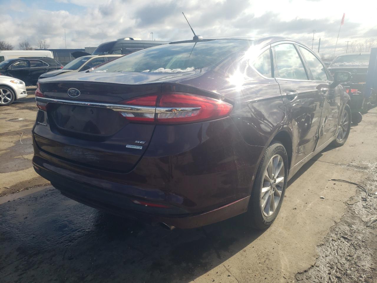 Photo 4 from auction – 2017 FORD FUSION SE with VIN 3FA6P0HD7HR328806