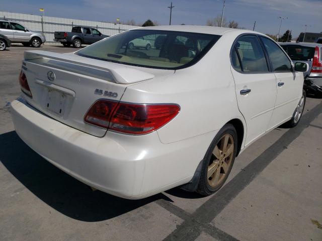 Photo 4 from auction – 2005 LEXUS ES 330 with VIN JTHBA30G855074389