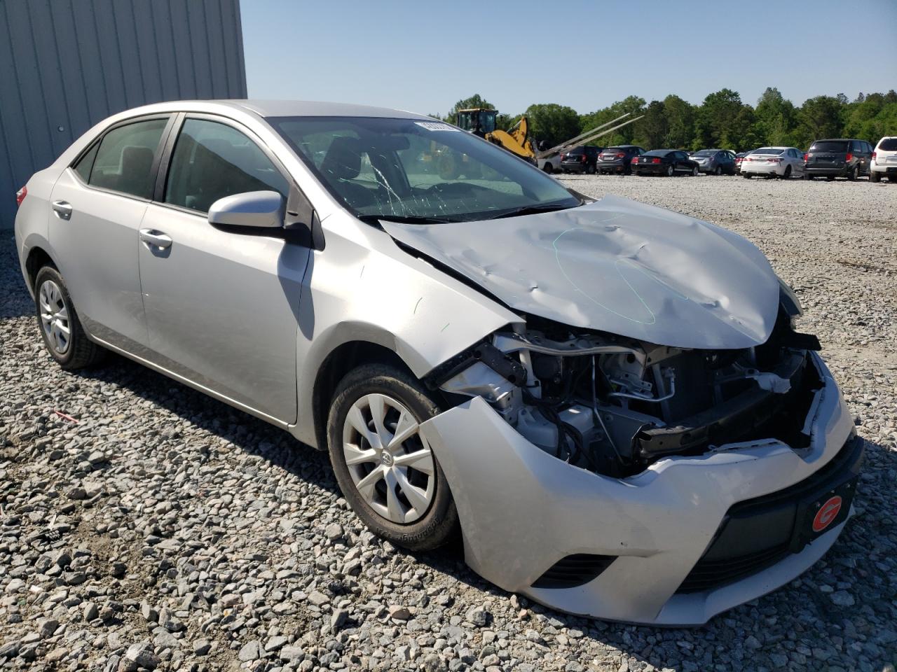 TOYOTA COROLLA L 2015 with VIN 2T1BURHE3FC337634 - Photo from auction