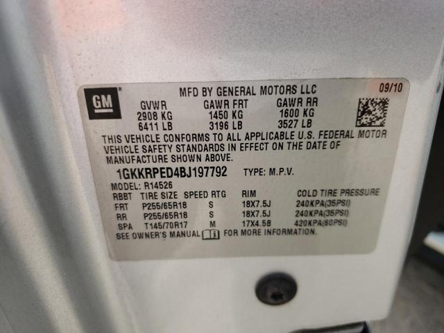 صورة رقم 10 من المزاد - 2011 GMC ACADIA مع VIN 1GKKRPED4BJ197792