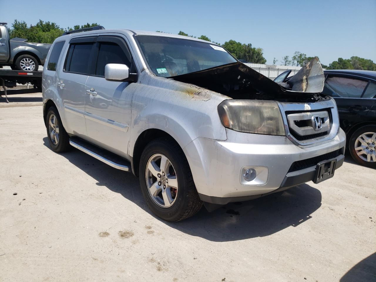 HONDA PILOT EX 2009 with VIN 5FNYF48419B042756 - Photo from auction