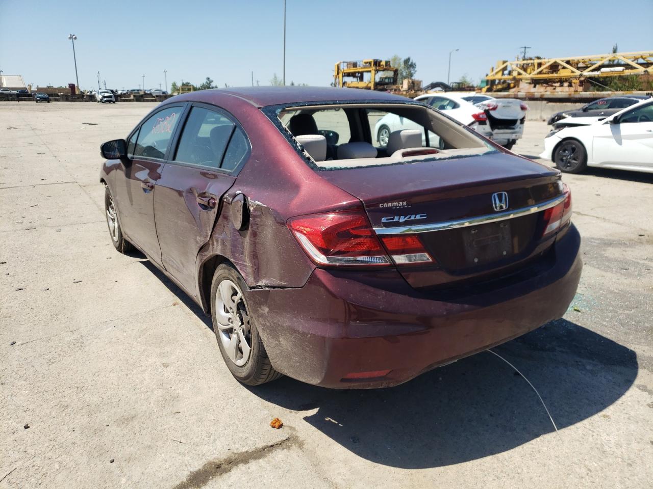 Photo 3 from auction – 2015 HONDA CIVIC LX with VIN 19XFB2F5XFE273983