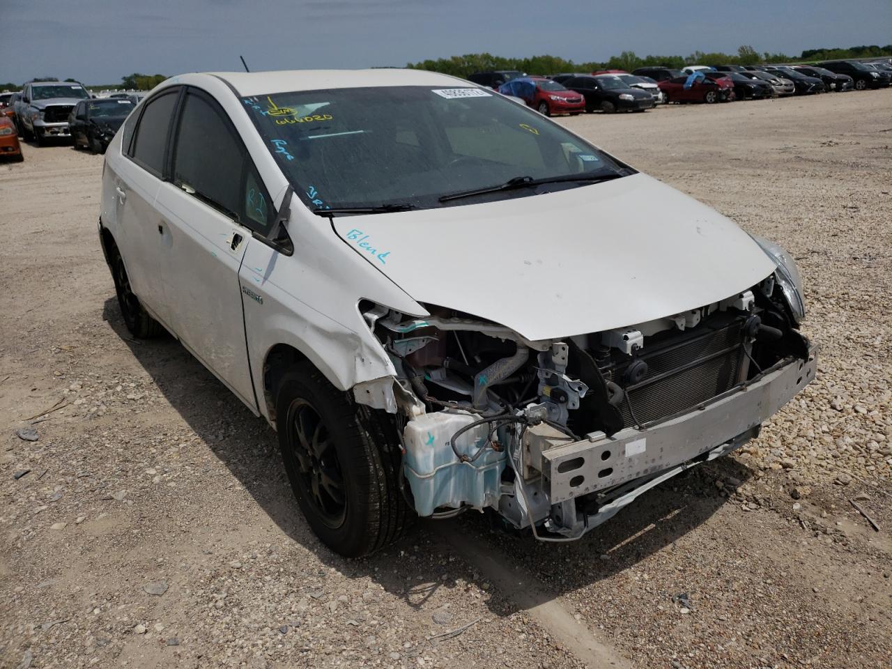 TOYOTA PRIUS 2013 with VIN JTDKN3DU0D5666020 - Photo from auction