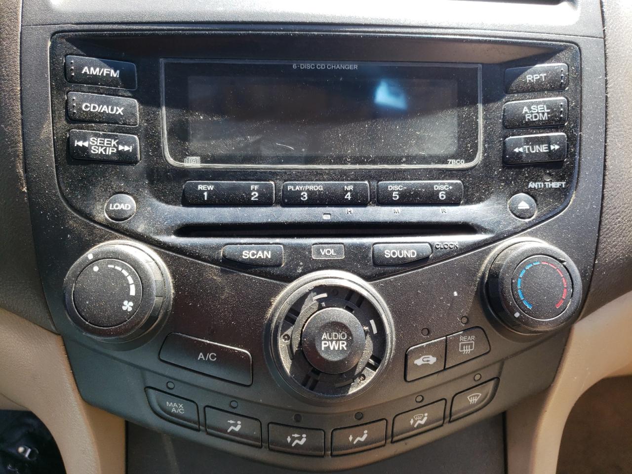 Photo 9 from auction – 2003 HONDA ACCORD EX with VIN JHMCM56633C005916
