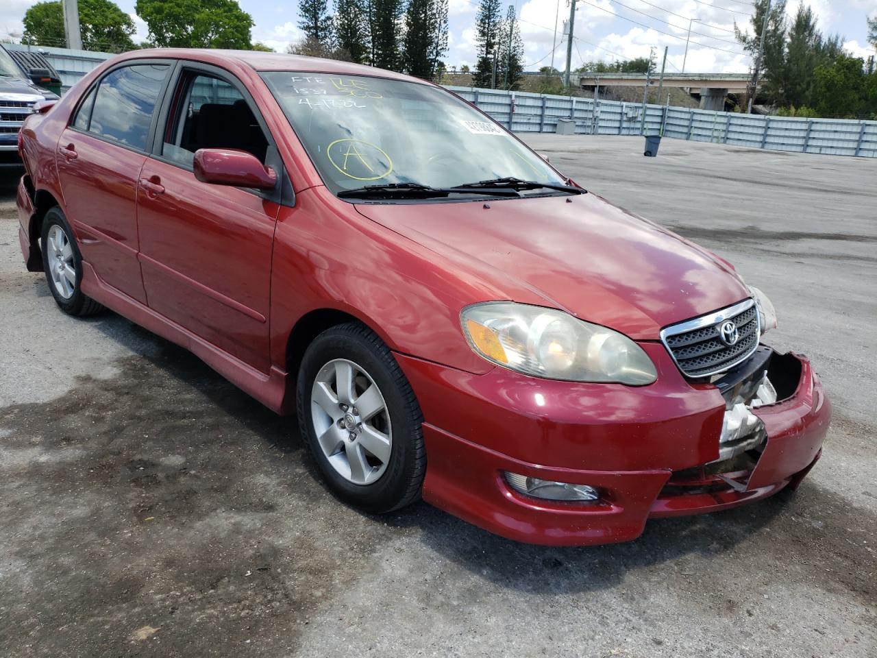 TOYOTA COROLLA CE 2008 with VIN 1NXBR32E68Z951537 - Photo from auction