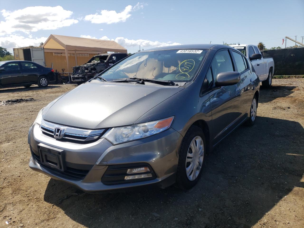 Photo 2 from auction – 2012 HONDA INSIGHT LX with VIN JHMZE2H54CS003592