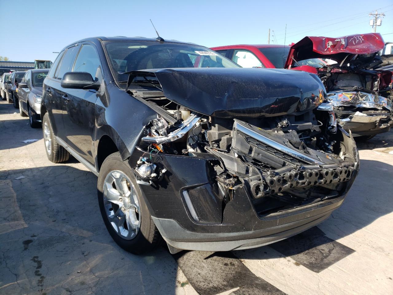FORD EDGE SEL 2013 with VIN 2FMDK3JC8DBC49281 - Photo from auction